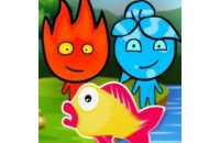 Play FireBoy And WaterGirl Go Fishing now!