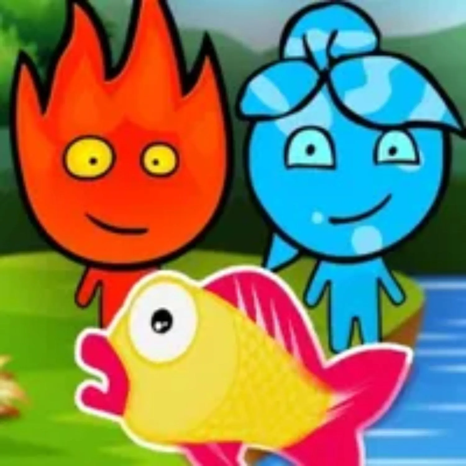 FireBoy And WaterGirl Go Fishing